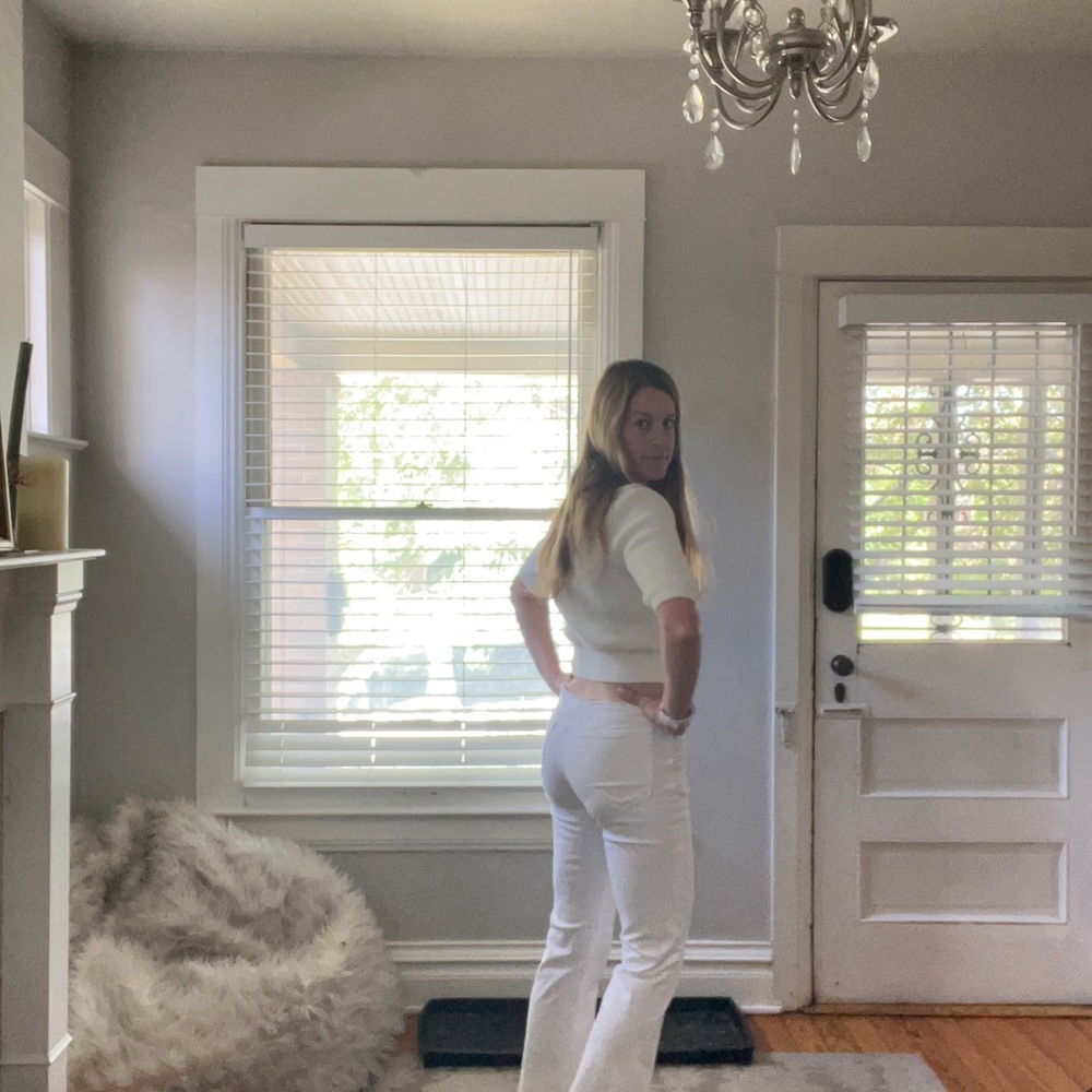 Rag and bone white jeans